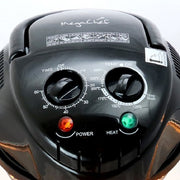 Megachef 925111971M Multipurpose Countertop Halogen Oven Air fryer in Black