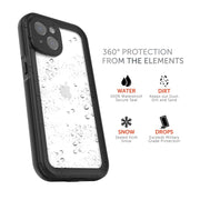 Body Glove 1078902 Tidal Waterproof Phone Case for iPhone 14 Plus, Black