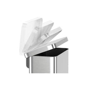 QualiaZero QZ10032 20 gal Stainless Steel Step On Kitchen Trash Can