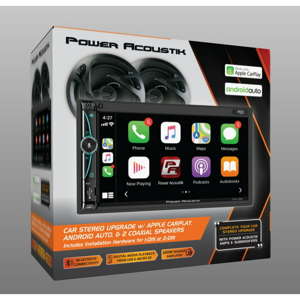 Miroir 5” Apple Carplay & Android Auto Car Stereo with Bluetooth, Voice  Control and Navigation 