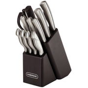 Farberware 5200981 22-Piece Stainless Steel Knife Set with Cutting Mats
