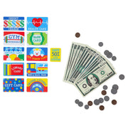 Melissa & Doug Pretend-to-Spend Toy Wallet With Play Money and Cards (45 pcs)
