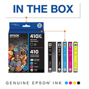 EPSON T410XL-BCS 410 Claria Premium Ink High Capacity Black & Standard Color Cartridge Combo Pack