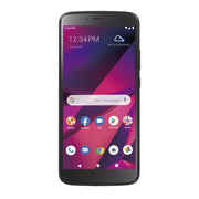 Blu Stblb110dcp Straight Talk Blu View Mega, 32GB Black - Prepaid Smartphone