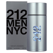 Carolina Herrera 126544 212 Eau de Toilette, Cologne for Men, 3.4 Oz